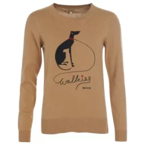 Image of Barbour Womens Kendon Knit Camel 10
