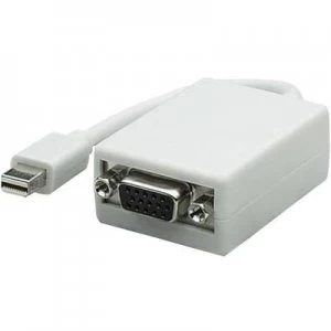 Image of Manhattan VGA / DisplayPort Adapter [1x Mini DisplayPort plug - 1x VGA socket] White 0.17 m