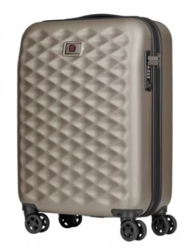 Image of Wenger Lumen Hardside Luggage 20" Carry-On Titanium Suitcase