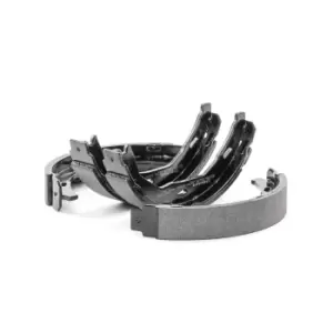Image of Bosch Handbrake Shoes MERCEDES-BENZ 0 986 487 723 0044208620,A0044208620 Parking Brake Pads,Handbrake Pads,Brake Shoe Set, parking brake