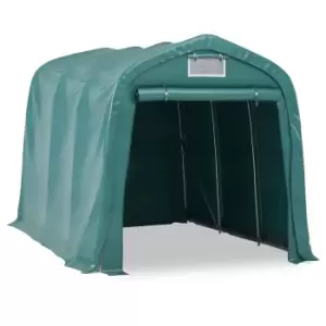 Image of Vidaxl Garage Tent Pvc 2.4X3.6 M Green