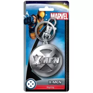 Image of Marvel Pewter Key Ring X-Men Logo