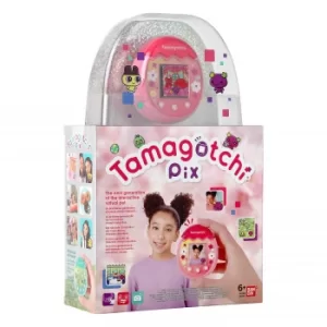 Image of Tamagotchi Pix Virtual Pet and Camera Pink Bandai