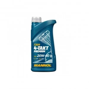 Image of Mannol 1L 4-Takt 20W-40 Motorbike Outboard Engine Oil SM JASO MA2