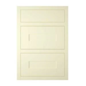 Image of IT Kitchens Holywell Ivory Style Framed Drawer front W500mm Set of 3