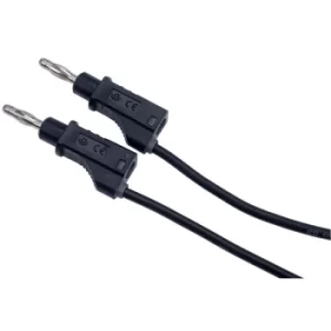 Image of PJP 2110-25N 25cm 4mm Black Stackable Lead