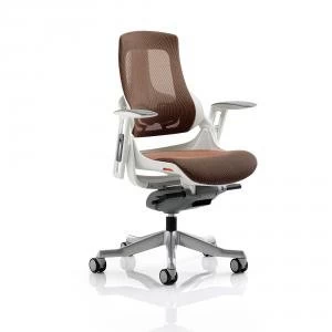 Image of Adroit Zure Executive Chair With Arms Mesh Mandarin Ref EX000113