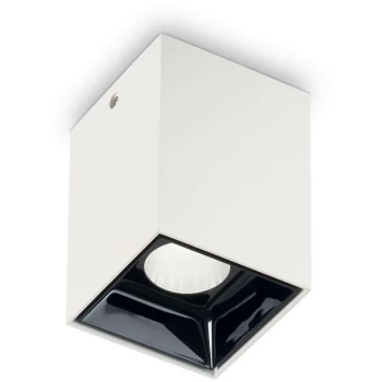 Image of Ideal Lux Nitro - LED 1 Light Square Surface Mounted Downlight White