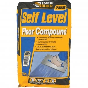 Image of Everbuild 708 Self Level Floor Cement Compound 20KG