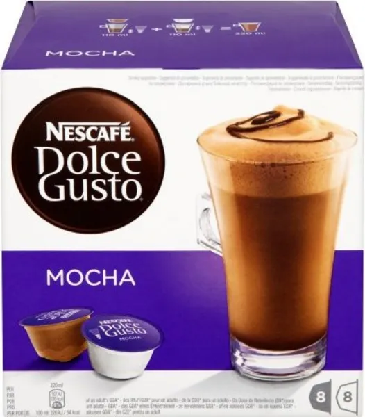Image of Nescafe Dolce Gusto Mocha Coffee 16 Capsules