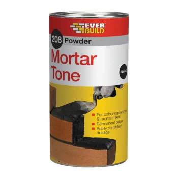 Image of PMTBK1 208 Powder Mortar Tone Black 1kg - Everbuild