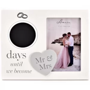 Image of Amore MDF Countdown Frame with Chalk
