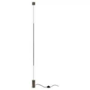 Image of Ideal Lux filo Integrated LED Pendant Ceiling Light Brass, 3000K, Non-Dim