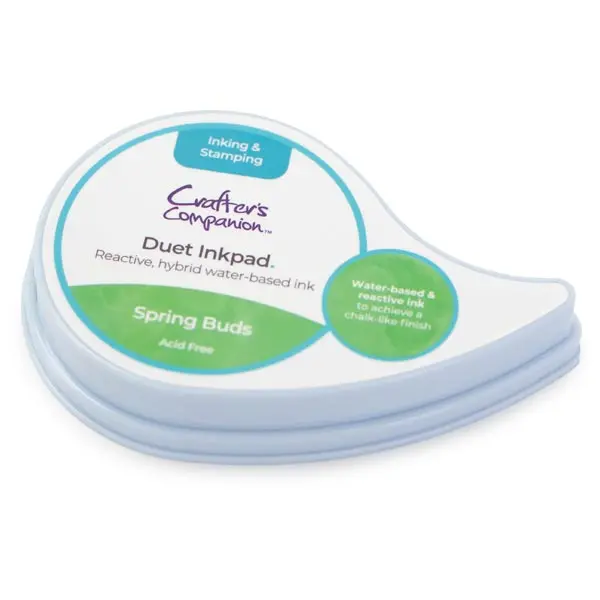Image of Crafter's Companion Duet Hybrid Ink Pad Green Spring Buds
