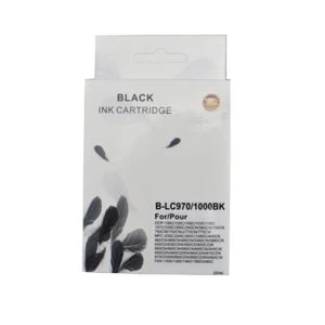 Image of PL-LC1000B Brother Compatible Black Replacement Ink