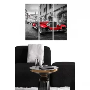 Image of MDF5418196 Multicolor Decorative MDF Painting (3 Pieces)