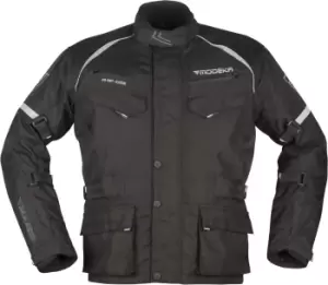 Image of Modeka Tarex Motorcycle Textile Jacket, black, Size 4XL, black, Size 4XL
