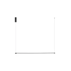 Image of Struga LED Ceiling Pendant Lamp 20W 3000K Aluminium Black