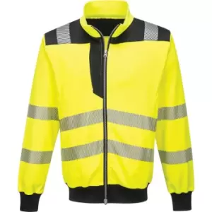 Image of Portwest PW3 Hi Vis Sweatshirt Yellow / Black S