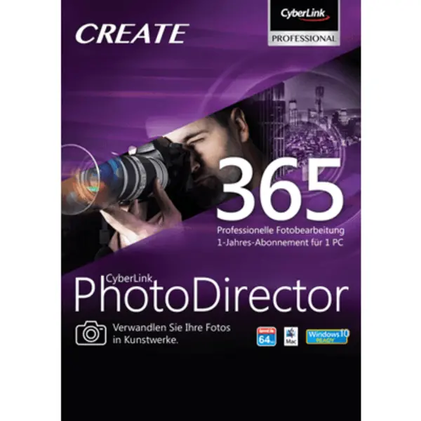 Image of Cyberlink PhotoDirector 365 Windows