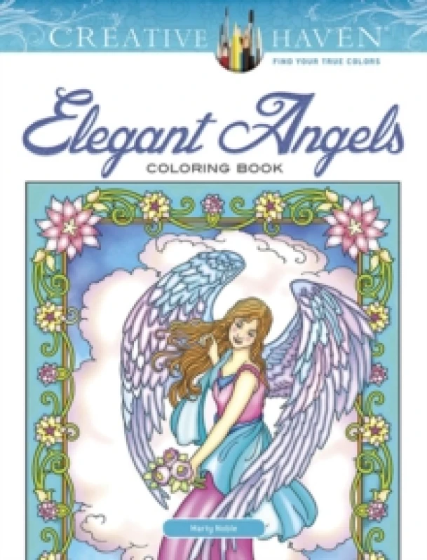 Image of Creative Haven Angels Coloring Book. Paperback. By Marty Noble Books