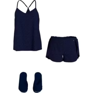 Image of Tommy Bodywear Giftbox Pj Ss Cami & Slippers - Blue