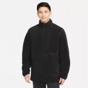 Image of Nike Fleece Zip Top Mens - Black