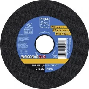 Image of PFERD EHT 115-1,0 PSF STEELOX (10) 61730110 Cutting disc (straight) 115mm 10 pc(s)