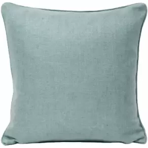 Image of Riva Paoletti - Atlantic Woven Twill Piped Cushion Cover, Duck Egg, 55 x 55 Cm