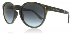 Image of Burberry BE4221 Sunglasses Matte Grey Havana 3596K4 Polariserade 55mm
