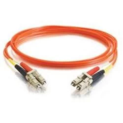 Image of C2G 30m LC-LC 50/125 OM2 Duplex Multimode PVC Fibre Optic Cable (LSZH) - Orange