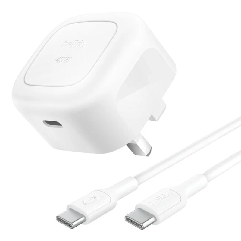 Image of Belkin BoostCharge Smartphone, Mobile phone, Tablet, Laptop, Headset, Universal, Portable gaming console White AC, USB Fast charging Indoor WCA