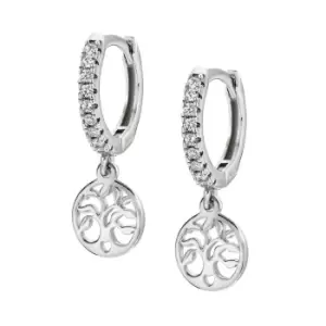 Image of Nomination Chic & Charm Silver Tree of Life Earrings
