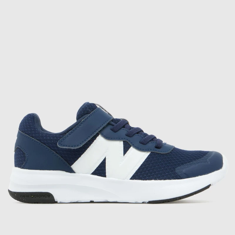 Image of New Balance Navy & White 578 Boys Junior Trainers Navy & White UK 10 (EU 28)