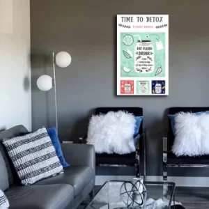 Image of 45702021C-034 Multicolor Decorative Canvas Painting