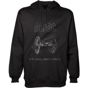 Image of AC/DC - About to Rock Unisex XX-Large Pullover Hoodie - Black