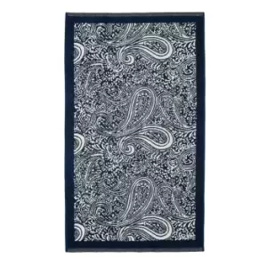 Image of Bedeck of Belfast Aruni BCI Cotton Bath Mat - Blue