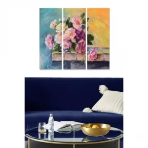 Image of MDF327327311 Multicolor Decorative MDF Painting (3 Pieces)
