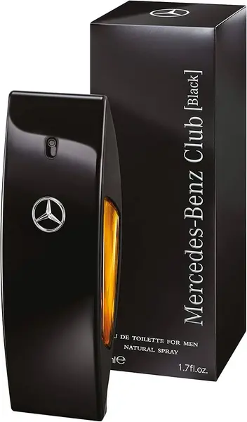 Image of Mercedes Benz Club Black Eau de Toilette For Him 50ml