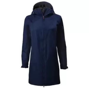 Image of Musto Womens Sardinia Waterproof Long Rain Jacket Navy 16