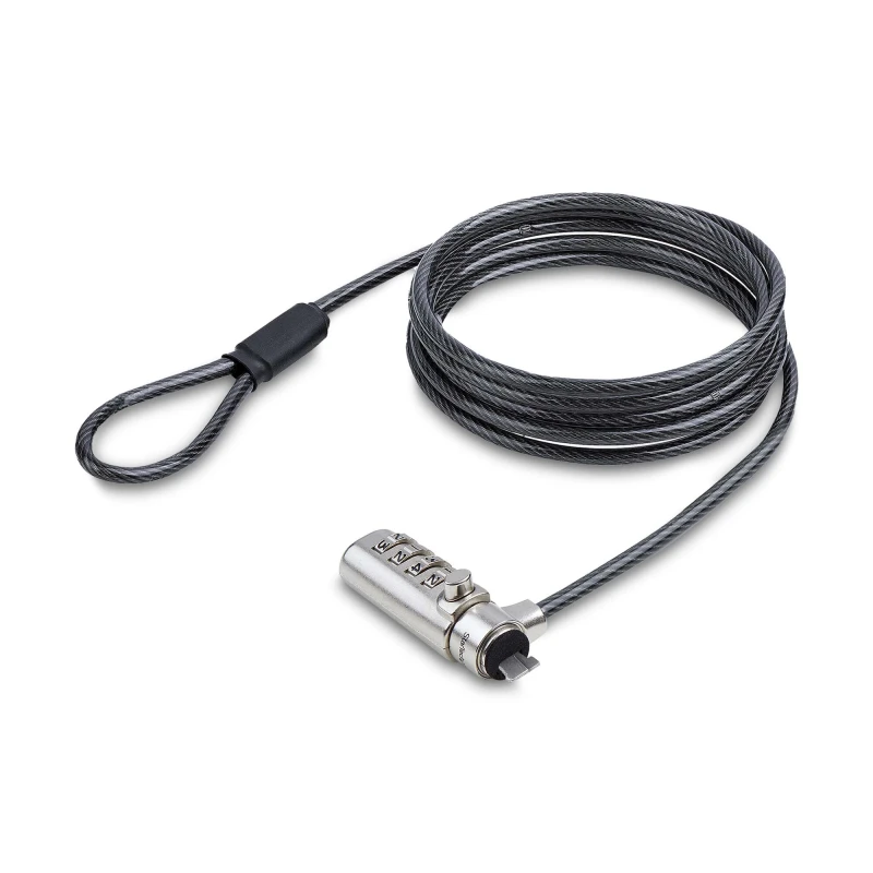 Image of StarTech.com K-Slot Cable Lock, 5ft (1.5m) SSTDC4D-LAPTOP-LOCK
