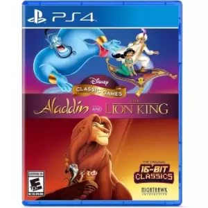 Image of Disney Classic Games Aladdin and The Lion King PS4 Game