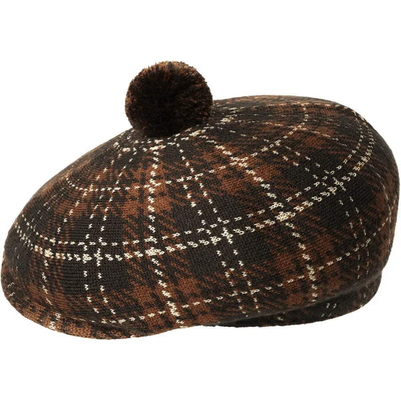 Image of Kangol Beret Kangol New Heritage Flat Marron Unisex L