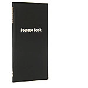 Image of Guildhall Postage Book 1800 15.2 x 15.2 x 29.8cm Grey 40 Sheets