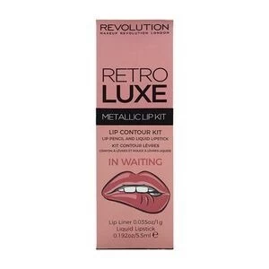 Image of Makeup Revolution Retro Luxe Kits Metallic In Waiting Pink
