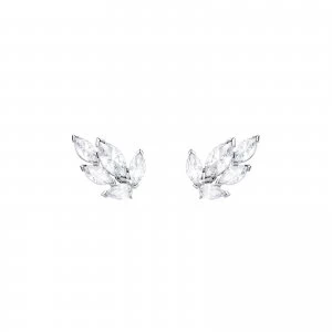 Image of Swarovski Louison Rhodium plated White Earrings Jewellery