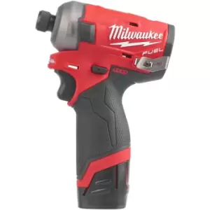 Image of Milwaukee M12 FUEL Sub Compact SURGE Hydraulic Impact Driver 2 x 2.0Ah