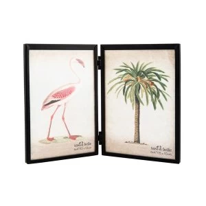 Image of Sass & Belle Jet Black Double Photo Frame