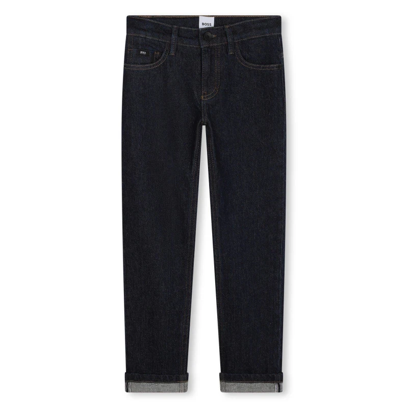 Image of Boss Straight Jeans Juniors - Blue Blue 3 - 4 Years
