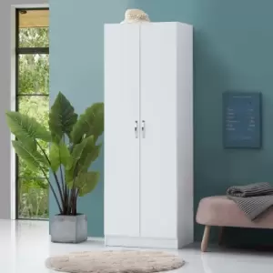 Image of Essential 2 Door Wardrobe White